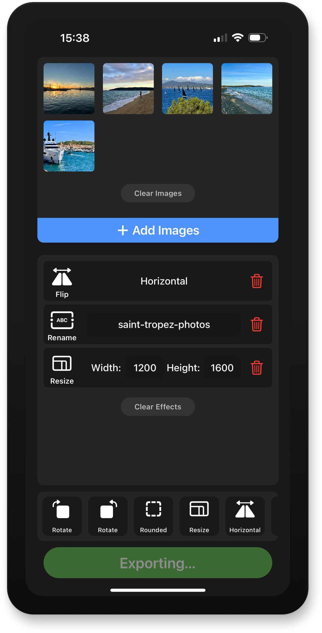 Smudge - Bulk Image Editor App - Apply multiple effects to modify a ...