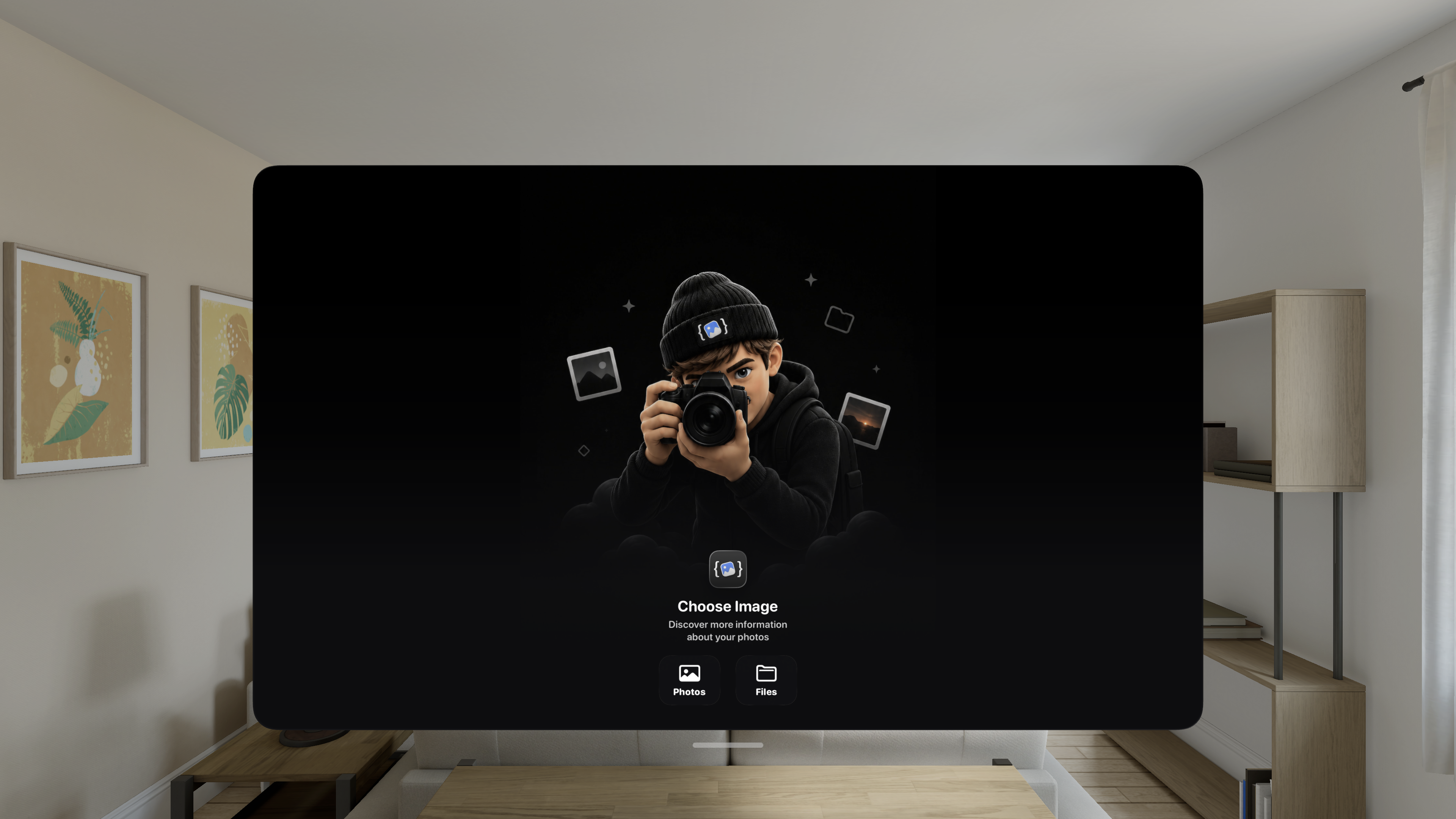 Metadata app on Apple Vision Pro screenshot 1